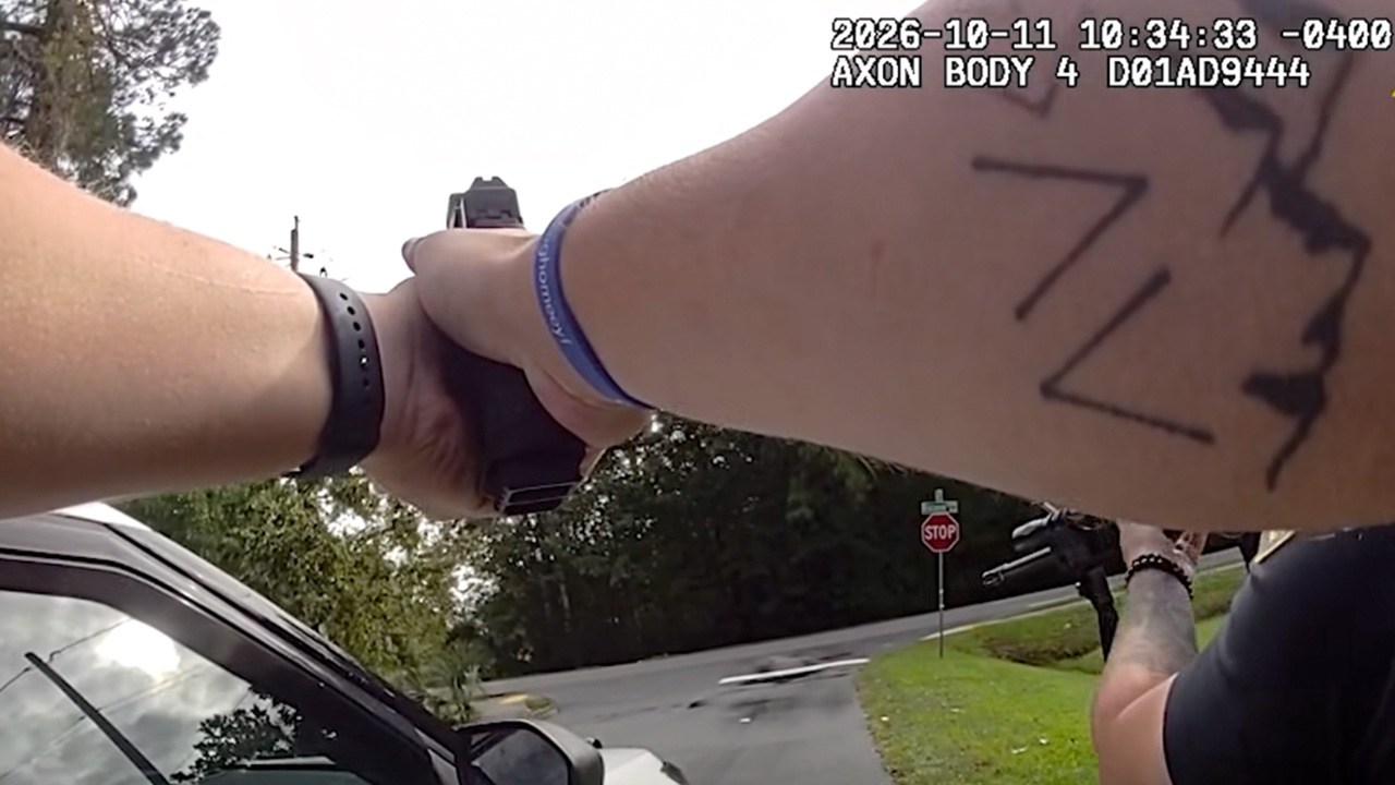 Police body cam video captures fatal shooting of armed woman who fired at patrol vehicle — FOX 9 News — Gopher